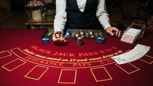 CQ9 live blackjack table with dealer and real-time bets