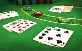 Live casino dealer setup with multiple camera angles